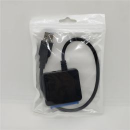 USB 3.0 To Sata Cable For SATA III 3.5 2.5 Inch External HDD SSD Hard Drive Easy Drive Cable DC5.5 12V 2A Power Adapter