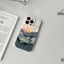 designer phone case iPhone 14 Plus 13 Pro Max Case for Apple 12 11 XR XS 15 Luxury PU Leather Print Embossed Mobile Back Bumper Covers iphone case