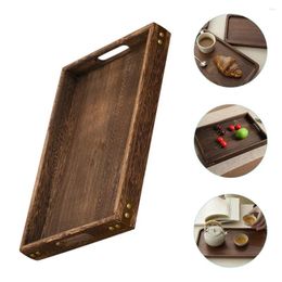 Plates Wooden Pallet Outdoor Serving Tray Kitchen Sofa End Table Large Trays Decor Coffee Snack Tea