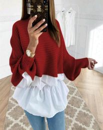 2020 Designer Spring and Autumn Womens Bodycon Clothes Ruffled Bottoming Shirts Long Sleeved Crew Neck t Shirts Button up Top For 4534575