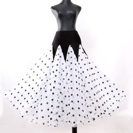 Customise Polka dot ballroom skirt ballroom dance skirts for women spanish skirt waltz dress dress dancing clothes 285q