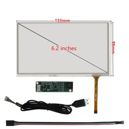 6.5 Inch AT065TN14 LCD Screen Display VGA AV HDMI-Compatible Driver Control Board Digitizer Touchscreen For Raspberry Pi Monitor