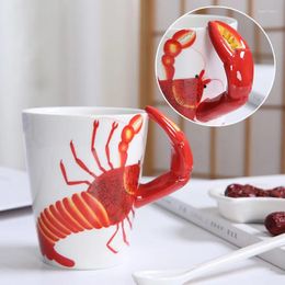 Mugs Creative 3D Animal Mug Student Office Drinking Ceramic Cups Tourist Souvenirs With Handle Cup