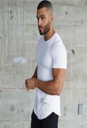 Shirt Homme Running tshirt Men Designer Quick Dry TShirts Slim Fit short sleeve Tops Tees Sport Men039s Fitness Gym T Shirts7385899