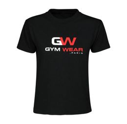 2020ss GW GYM WEAR BPARIS Printed Women Men Short Sleeve T shirts Men Casual Cotton T shirt Summer Style4188459