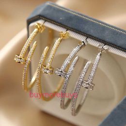 Designer Screw Bangle Bracelet Nails Love Fashion Luxury Jewelrys Carer Original Trendy 18K Gold Diamond for Women Men Nail Bracelets Silver Jewelry Bracelet JN6F