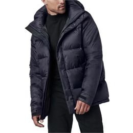 トップメンズグースジャケットの女性ダウンフード付き温かいパーカの男性アプローチジャケットレターパーカーコートウィンドブレイカー男性カップルデザイナーコートXS-2XLのための冬のファッション