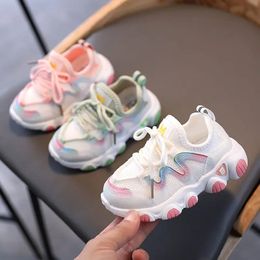 est Unisex Spring Autumn Children Casual Sneaker Breathable Soft Sole AntiSlip Baby Girl Shoes Toddler Boy Size 2130 240523