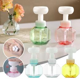 Liquid Soap Dispenser Flower Bubble Foam Press Bottle Kitchen Plastic Refillable Containers For Facial Cleaner Bathroom Accessories