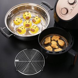 Double Boilers Steaming Rack Kitchen Tableware Steamers Stainless Steel Stand For Cooking Drop
