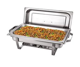 Selling Stainless Steel Stock Pots economical handlifted cover full Plates buffet chafing dishes food warmer7386738