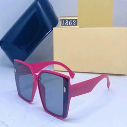 2021 Luxur Top Quality Classic Square Sunglasses Designer Brand fashion Womens Sun Glasses Eyewear Metal Glass Lenses with box 1863 2083