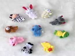10pcslot Baby Stuffed Plush Toy Party Favour Finger Puppets Tell Storey Animal Doll Hand Puppet Kids Toys Children Gift With 10 Ani9462318