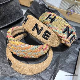 Fashion Styles Designer Wool Knitting Headbands Famous Women Brand Letter Printing Embroidery Wide-brimmed HairBands HeadWrap Summer Outdoors Fabric Headwear