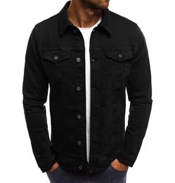 Laamei 2019 Men039s Denim Jacket High Quality Fashion Jeans Jackets Slim Casual Streetwear Vintage Men Jean Clothing Plus Size 3171469