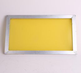 Aluminium 43x31cm Screen Printing Frame Stretched With White 120T Silk Print Polyester Yellow Mesh for Printed Circuit Board 512 V6222457