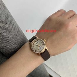 AAA AiaPiu Designer Diamond Setting Steel Quartz Luxury Automatic Mechanics Wristwatch High Edition Watches New 28mm Rose Gold Original Diamond Set 77228OR