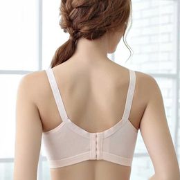 VZY5 Maternity Intimates Cordless care clothing cotton breast enhancement bra for pregnant women sleep underwear and Soutien Gorge d240527