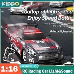 Electric/RC Car RC 1 16 remote-controlled flatbed racing toy car with high-speed drift and collision prevention soft sound climbing competition boy gift WX5.269V8L