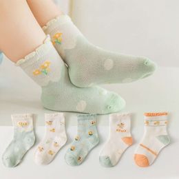 Pairs 1 To 5 Years Children's 2022 Spring Summer Baby Boys Girls Cotton Mesh Breathable Thin Soft Cute Kids Socks 92b4a8