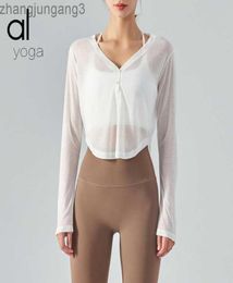 Yoga Tops Women039s t Shirt Spring Summer New Loose Sun Protection Yoga Long Sleeve Top Fitness Clothes Women Large Solid 4473619