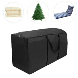 Storage Bags Outdoor Cushion Bag Waterproof Black Garden Furniture Cover Christmas Tree