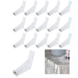 Table Cloth Portable Tablecloth Clamps Clips Clear For Cover Non-slip Holder Kitchen 4PCS/Pack