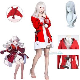 Anime Costumes Game Honkai Star Rail Cosplay Come Suit Melting Dress Wig Cosplay Honkai Clara Party Clara Cos Anime Clothing for Women Y240422