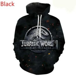 Movie Jurassic Park Dinosaur Series Printed 3D Hoodies for Children Cosplay Clothing Men's and Women's Popular Harajuku Pullover