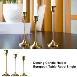 Candle Holders Party Home Decor Wedding Single Head European Anniversary Dinning Western Food Retro Centerpieces Romantic Holder Table