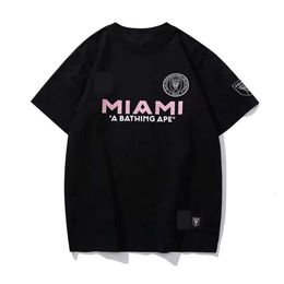 Fashion brand Jersey Designer T-shirts Miami International Man Shirt Sport Tees Breathable Leo Lionel S-3XL Classic street trend printed short sleeve