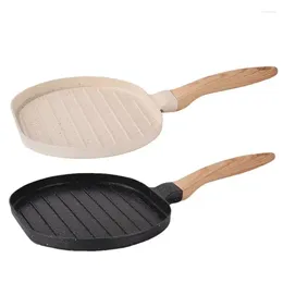 Pans Nonstick Frying Pan Non-Stick Experience Induction Griddle With Coating And Ergonomic Handle For Indoor