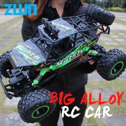 Electric/RC Car Electric/RC Car ZWN 1 12/1 16 four-wheel drive RC vehicle with LED lights 2.4G wireless remote control vehicle off-road control vehicle childrens toy WX5.26