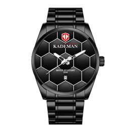 KADEMAN Brand High Definition Luminous Mens Watch Quartz Calendar Watches Leisure Simple Mineral Glass Masculine Wristwatches 216x