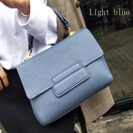 Designer handbag Women fashion shoulder bags 26cm wide cross model lichee grain real leather customs Logo is possible 272l