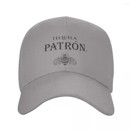 Berets Patron Mexican Tequila Casquette Polyester Cap Retro Cute Wind For Adult Travel Nice Gift