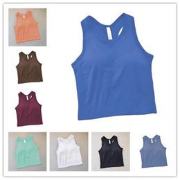 Women's Sports Yoga Ebb Underlay Fitness Seamless Tank Top Anti glare Slimming Thread Short Tight Fit 2024 Top Sell