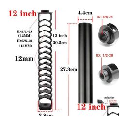 Other Motorcycle Parts Spiral Stainless Steel Bowl Tube Aluminum Filter 6 Inches 8 1/2X28 Or 5/8X24 Drop Delivery Mobiles Motorcyc Aut Ot3Uv