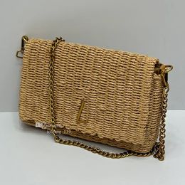 sacchetto designer women borse per spalle per sacchetti intrecciati di lusso satchel rafia borse intrecciate intrecciate