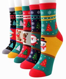 Korean Fashion New Christmas Socks Happy Holiday Underwear Lovely Funny Casual Colorful Cotton Socks for Men92652779904503