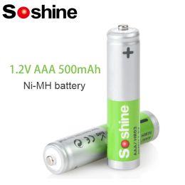 Soshine AAA 500mAh 1.2V Rechargeable Battery Aaa 1.2V NIMH Low Self Discharge Batteries for Torches Radios Remote Controls Toys