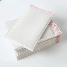 Storage Bags Goods White Envelope Fragile Express Bubble Film Transportation Packaging Shockproof Self-adhesive Bag Pearl