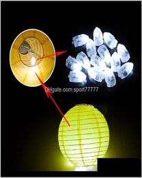 Decoration Event Festive Home Garden Drop Delivery 2021 100PcsLot Christmas Mini Led Balloon Lamp Ball Light For Chinese Paper 1444036