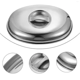 Dinnerware Sets Home Portable Stainless Steel Cheeseits Dish Dust Cover Mini Lid