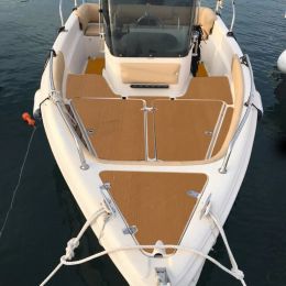 2400x900x6mm EVA Foam Faux Teak Boat Decking Mat Brown Deck Sheet Yacht Flooring Anti Skid Mat Self Adhesive Vehicle Pad
