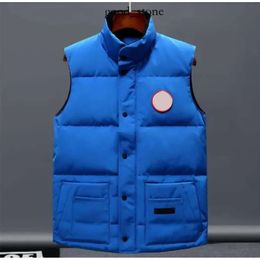 goose jacket Mens Down Jacket Designer Puffer With Fashion Sleeveless Womens Coats Famous Personality Casual Tops Outwear Badges Zipper Warm Clothes Canada 705