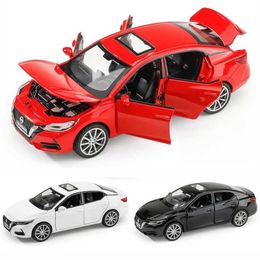 Diecast Model Cars 1/32 SYLPHY Mini Die Casting Toy Car Model Sound and Light Door Open Childrens Education Series Gifts T240524