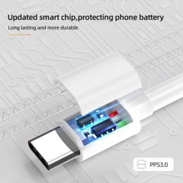 Cable Charger for Xiaomi Original 6A Usb Type C 120w Turbo Tipo Fast Charging Type-C for Mi 12 11 10 Pro 9 Poco Redmi Note K40