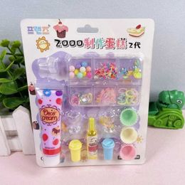 Clay Dough Modelling Wholesale of childrens toys ice sets birthday gifts handmade clay simulated cakes complete set plastic WX5.26