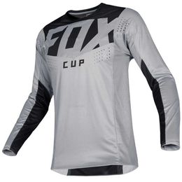 Cycling Shirts Tops 2023 Downhill Jerseys Fox Cup Mountain Bike MTB Shirts Offroad DH Motorcycle Motocross Sportwear Racing Bike Cycling Clothing